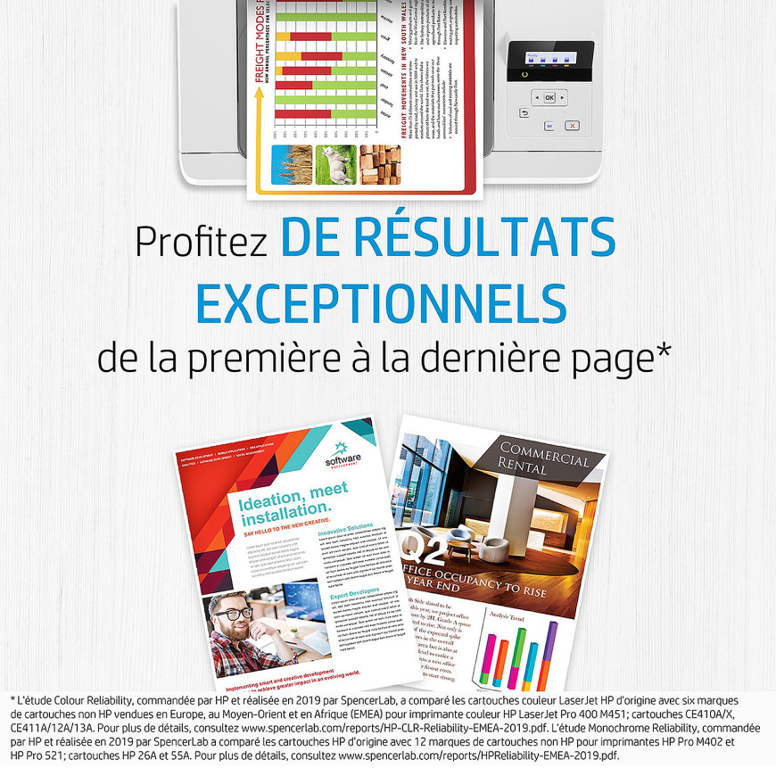 Cartouche HP 973X noir - PageWide grande capacité HP d'origine (L0S07AE)