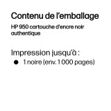 Cartouche d'encre HP 950 noir - HP d'origine (CN049AE)