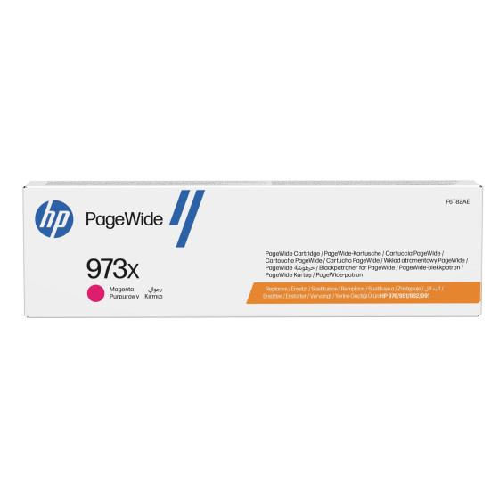 Cartouche HP 973X magenta - PageWide grande capacité HP d'origine (F6T82AE)