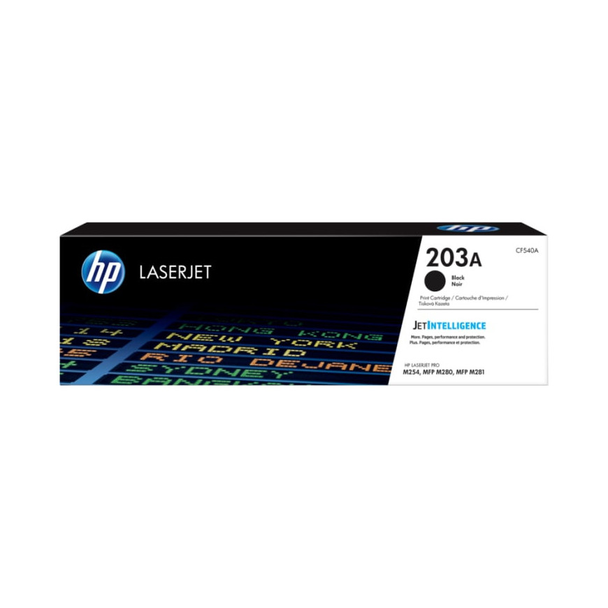 Toner HP 203A noir (CF540A) - HP LaserJet d'origine