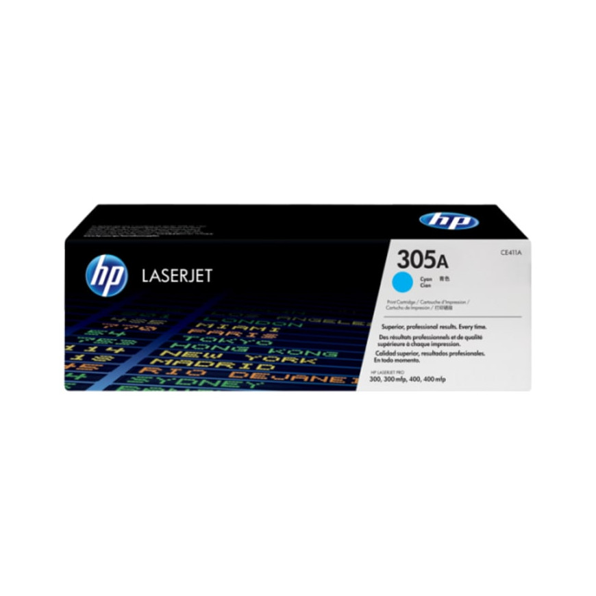 Toner HP 410X cyan (CF411X) - grande capacité HP LaserJet d'origine