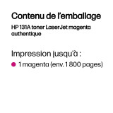 Toner HP 131A magenta (CF213A) - HP LaserJet d'origine