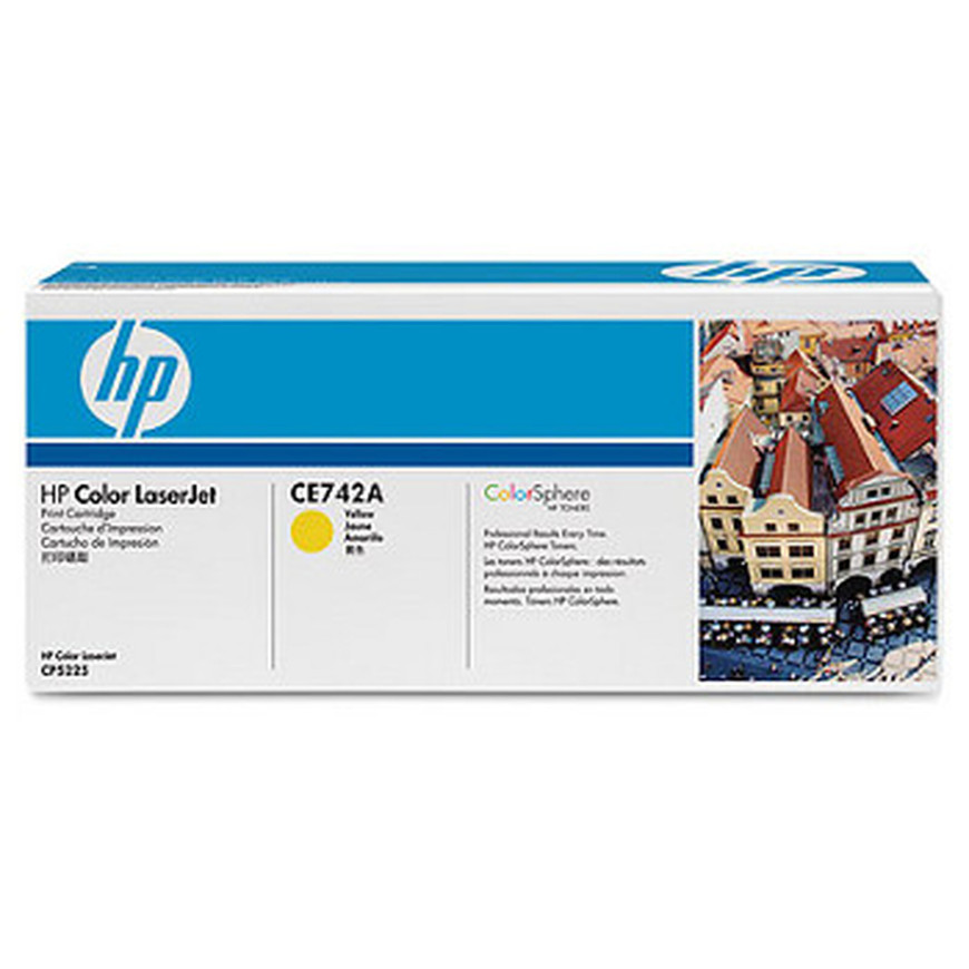 Toner HP 307A jaune (CE742A) - HP LaserJet d'origine