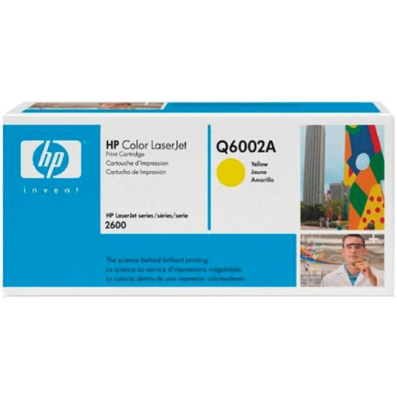 Toner HP 124A jaune (Q6002A) - HP LaserJet d'origine
