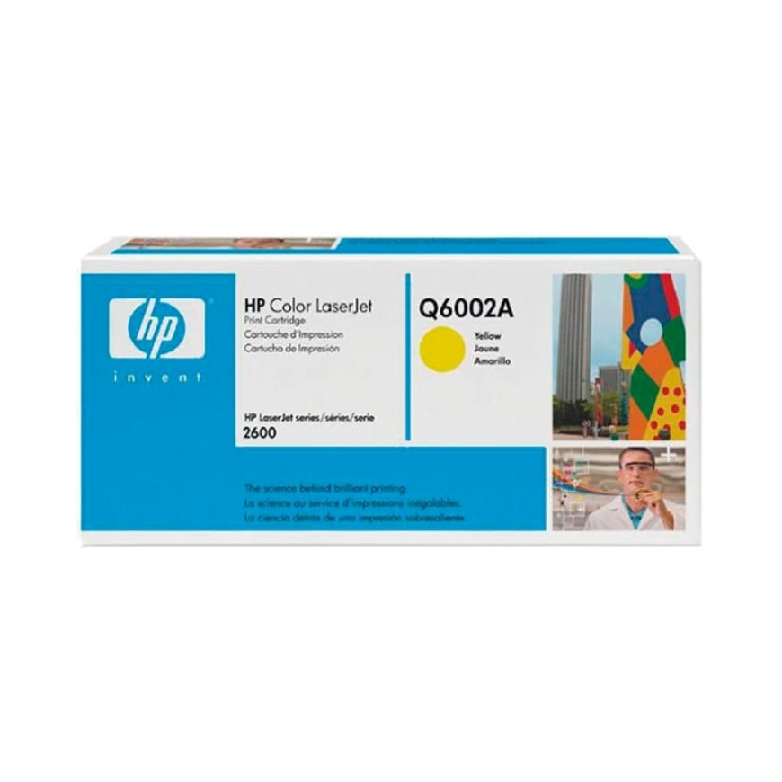Toner HP 124A jaune (Q6002A) - HP LaserJet d'origine