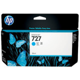 Cartouche d'encre HP 727 cyan 130 ml - HP d'origine (B3P19A)