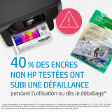 Cartouche d'encre HP 727 cyan 130 ml - HP d'origine (B3P19A)
