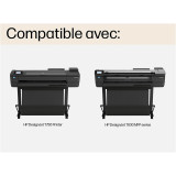 Cartouche d'encre HP 728 cyan 130 ml - HP d'origine (F9J67A)