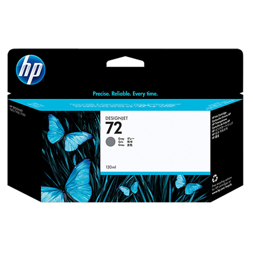 Cartouche d'encre HP 72 gris 130 ml - HP d'origine (C9374A)