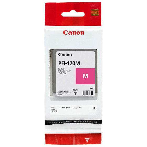 Cartouche d'encre Canon PFI-120 magenta - Canon d'origine (2887C001AA)
