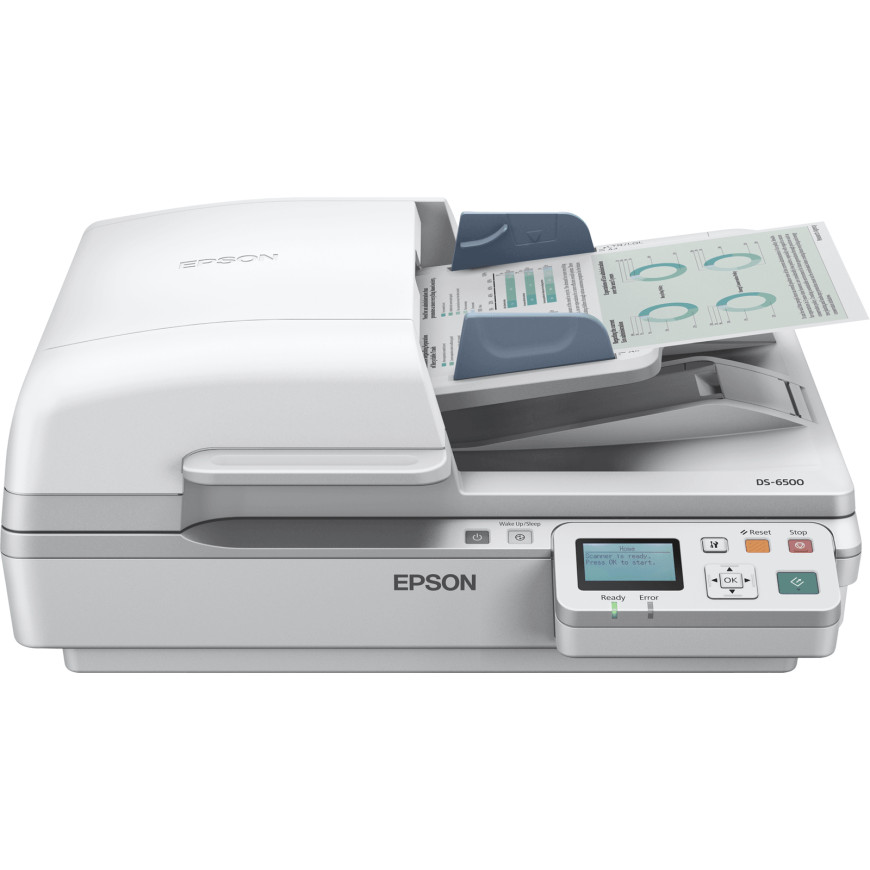 Scanner Epson WorkForce DS-6500N – A4 à connectivité réseau (B11B205231BS)