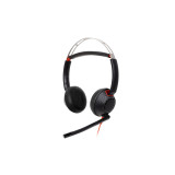Poly Blackwire 5220 Stereo USB-C Headset +3.5mm Plug +USB-C/A Adapter (8X231AA)