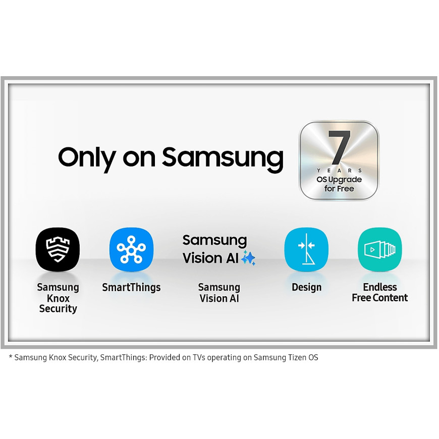 TV SAMSUNG 65" serie 7F QLED UHD 4K 3840x2160 (QA65Q7FAAUXMV)