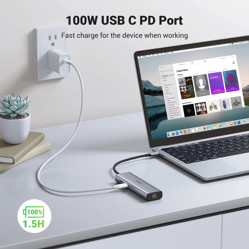 UGREEN Station d'accueil USB-C 7 en 1 (HDMI 4K) (90568)