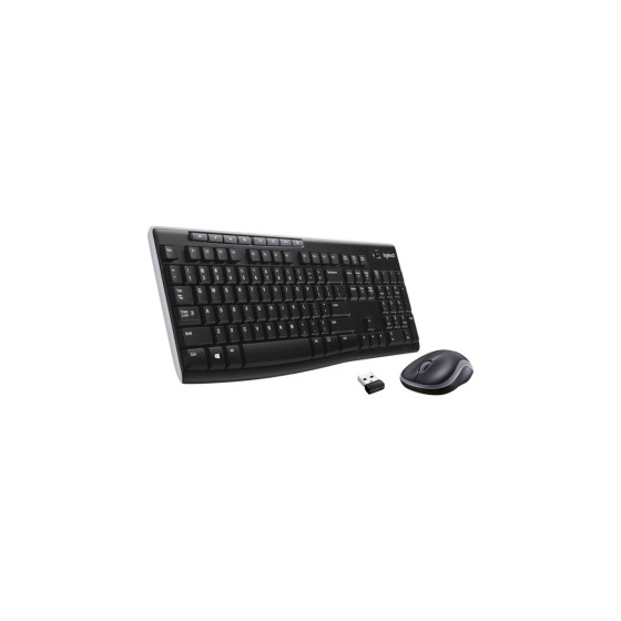 Logitech Wireless desktop MK270 - ensemble sans fil souris + clavier QWERTY (920-004509)