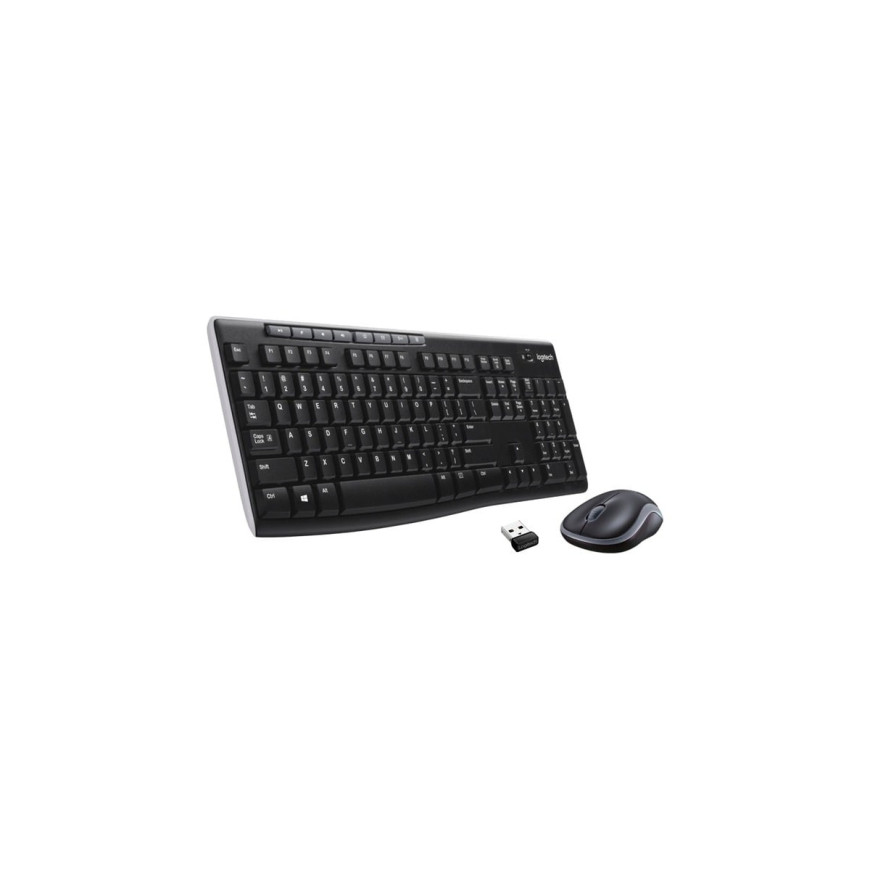 Logitech Wireless desktop MK270 - ensemble sans fil souris + clavier QWERTY (920-004509)