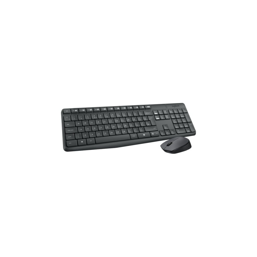 Clavier et souris sans fil combo Logitech MK235 (MK235)