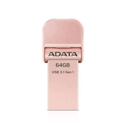 CLÉ USB ADATA I-MEMORY AI920 - 64 GB USB 3.1 - ROSE DORÉE - Clé USB - Rightech - le bon choix