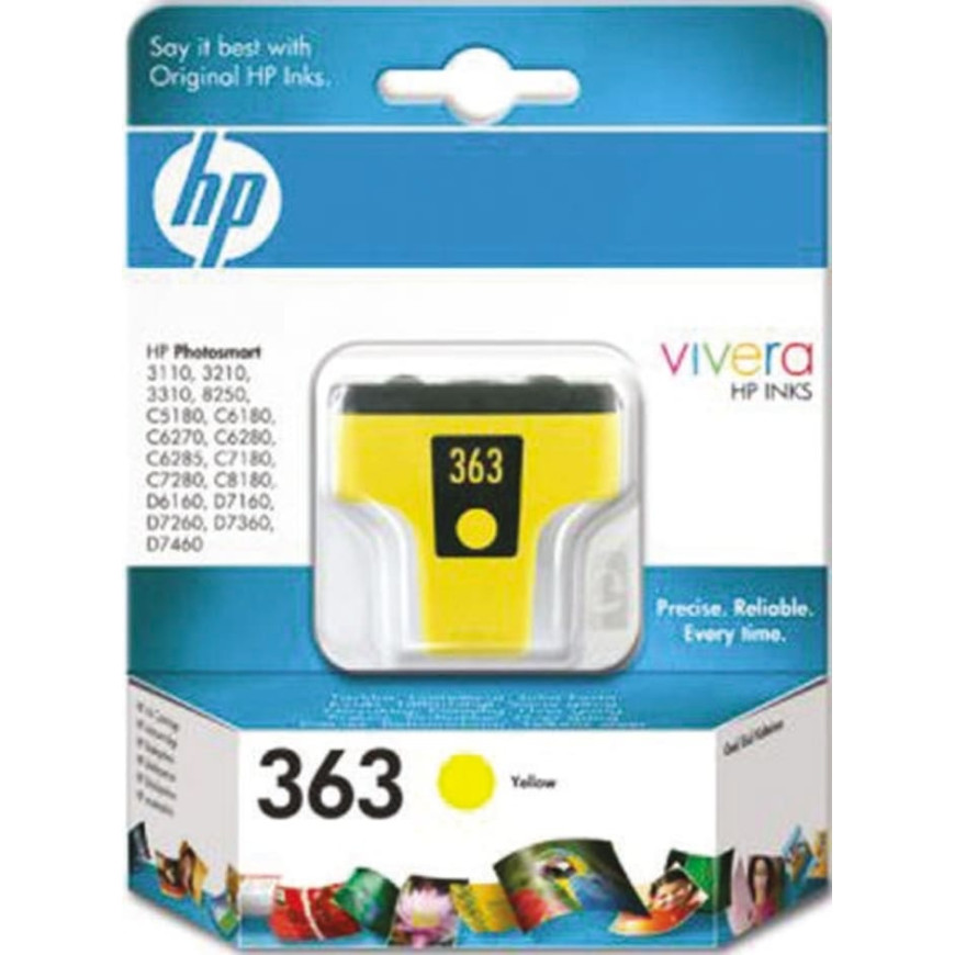 Cartouche d'encre HP 177 jaune - HP d'origine (C8773HE)