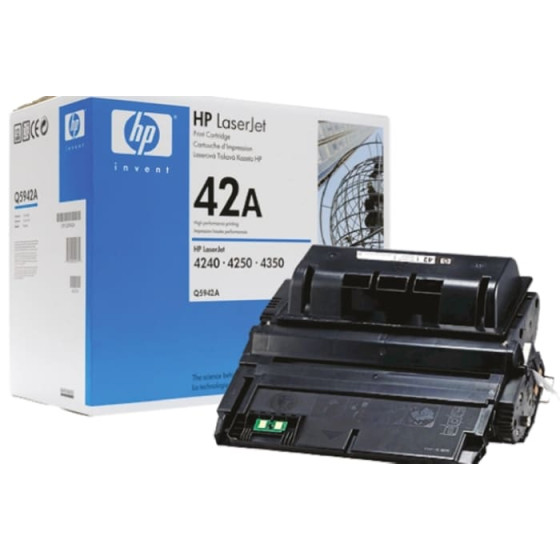 Toner HP 42A noir (Q5942A) - HP LaserJet d'origine