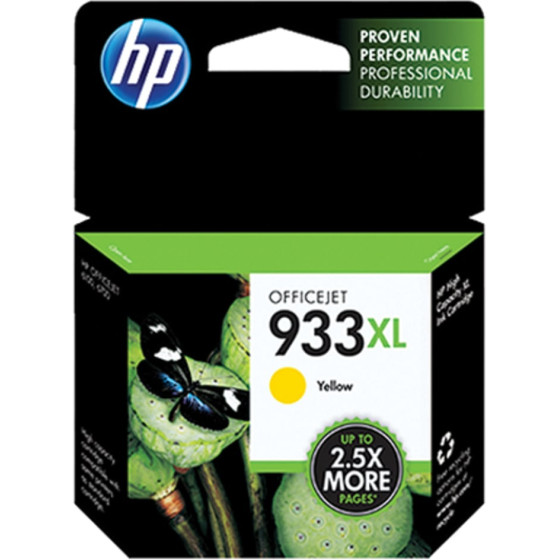Cartouche d'encre HP 933XL jaune - grande capacité HP d'origine (CN056AE)
