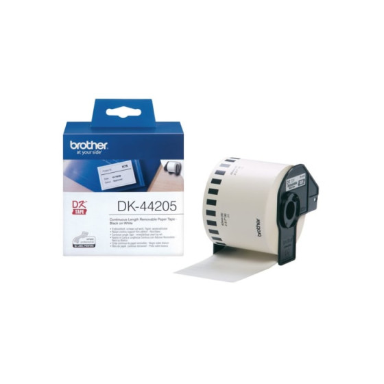 Ruban Brother DK44205 Noir - Cassette a Brother d'origine (DK44205)