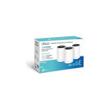 AXE5400 Whole Home Mesh Wi-Fi 6E System(Tri-Band) SPEED: 574 Mbps at 2.4 GHz + 2402 Mbps at 5 GHz + (DECOXE75_3-PACK)