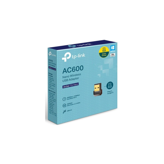 Routeur Tp-link ARCHERT2U Archer T2U Adaptateur USB WiFi Bi-bande AC600 (ARCHERT2U)
