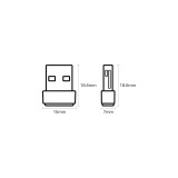 Routeur Tp-link ARCHERT2U Archer T2U Adaptateur USB WiFi Bi-bande AC600 (ARCHERT2U)