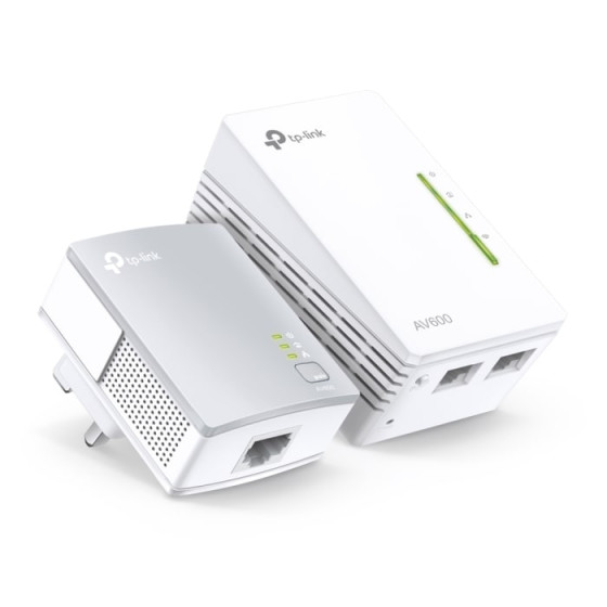 300Mbps Wireless AV600 Powerline Extender, 500Mbps Powerline Data Rate, 2 Fast Ethernet ports (TL-WPA4220KIT)