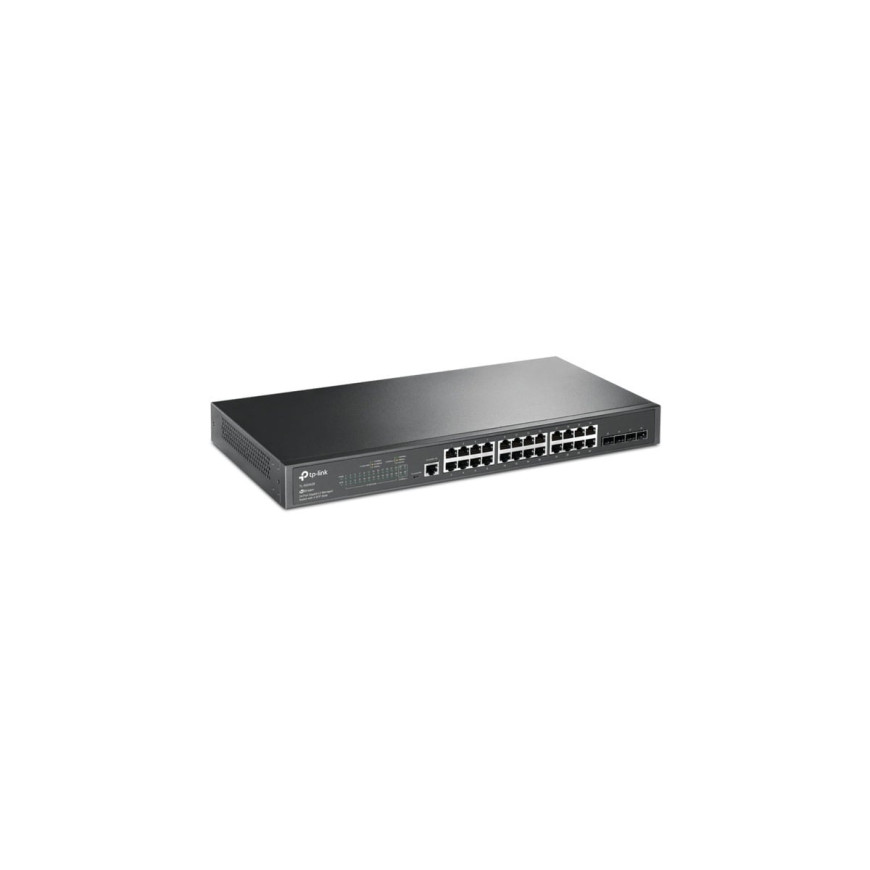 Tplink JetStream™ 24-Port Gigabit L2+ Managed Switch with 4 SFP Slots PORT: 24× Gigabit RJ45 Ports (TL-SG3428)
