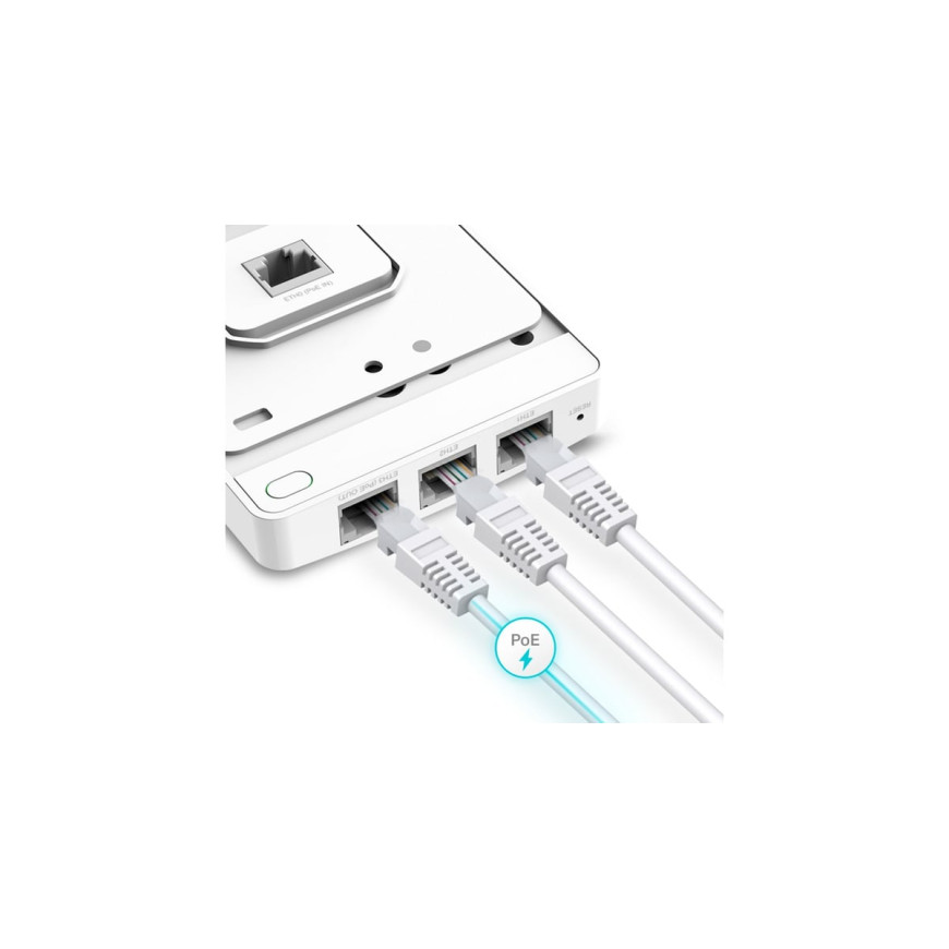 Point d'accès Tp-link AX1800 WiFi 6 mural (EAP615-WALL)