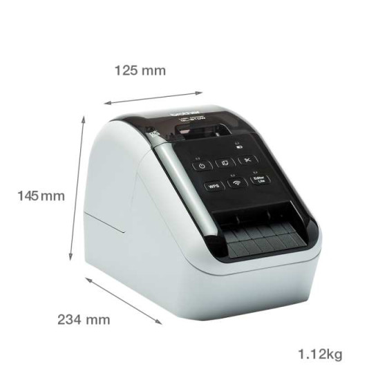 Imprimante d'étiquettes professionnelle avec Wi-Fi (QL-810WC)