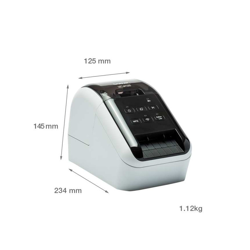 Imprimante d'étiquettes professionnelle avec Wi-Fi (QL-810WC)