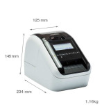 Imprimante d'étiquettes professionnelle avec Wi-Fi, réseau Ethernet et Bluetooth (QL-820NWBC)
