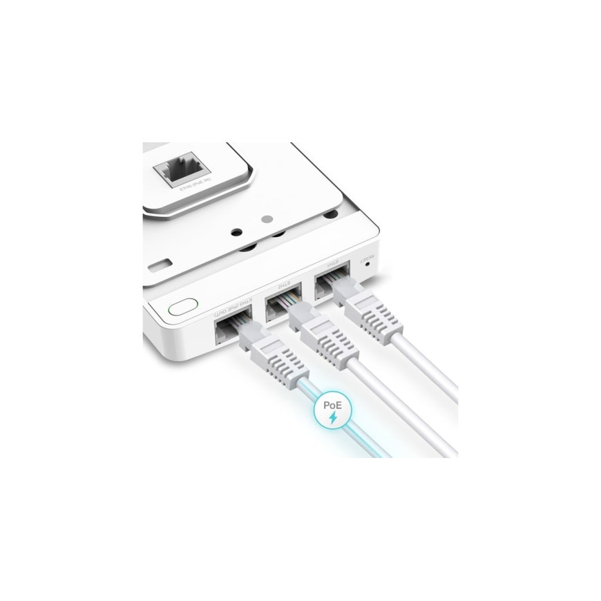 Point d'accès Tp-link WiFi AC1200 mural Omada Mu-mimo Gigabit (EAP235-WALL)