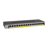 Switch Netgear 16 ports PoE+ 10/100/1000 Mbps (GS116LP-100EUS)