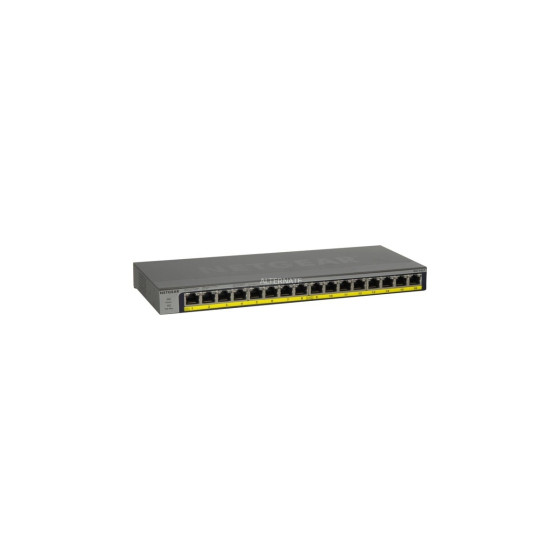 Switch Netgear 16 ports PoE+ 10/100/1000 Mbps (GS116LP-100EUS)