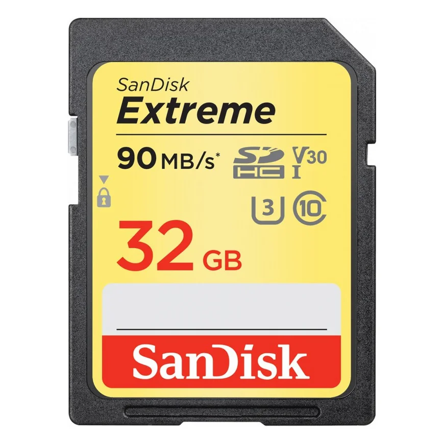 CARTE SDHC SANDISK EXTREME UHS-I 32GB (SDSDXVE-032G-GNCIN)