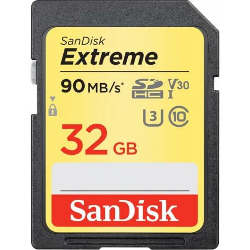 CARTE SDHC SANDISK EXTREME UHS-I 32GB (SDSDXVE-032G-GNCIN) - Cartes-Mémoires - Rightech - le bon choix