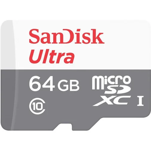 SANDISK ULTRA MICROSDXC 64GB 80MB/S CL. 10 (SDSQUNS-064G-GN3MN) - Cartes-Mémoires - Rightech - le bon choix