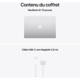 Apple MacBook Air 15" M5 16Go 512Go SSD Argent (MDV94FN/A)