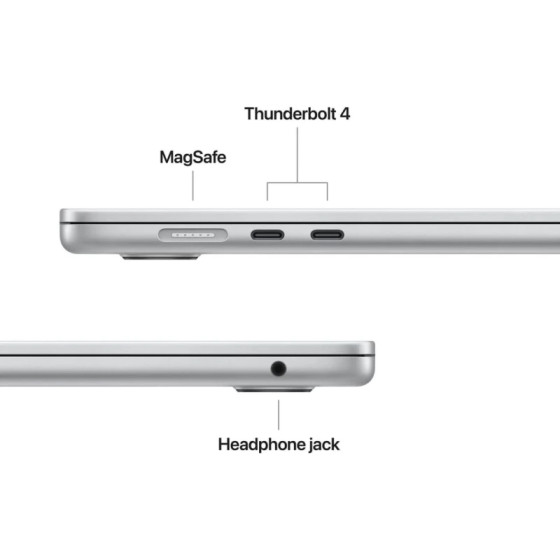 Apple MacBook Air 15" M5 16Go 512Go SSD Argent (MDV94FN/A)