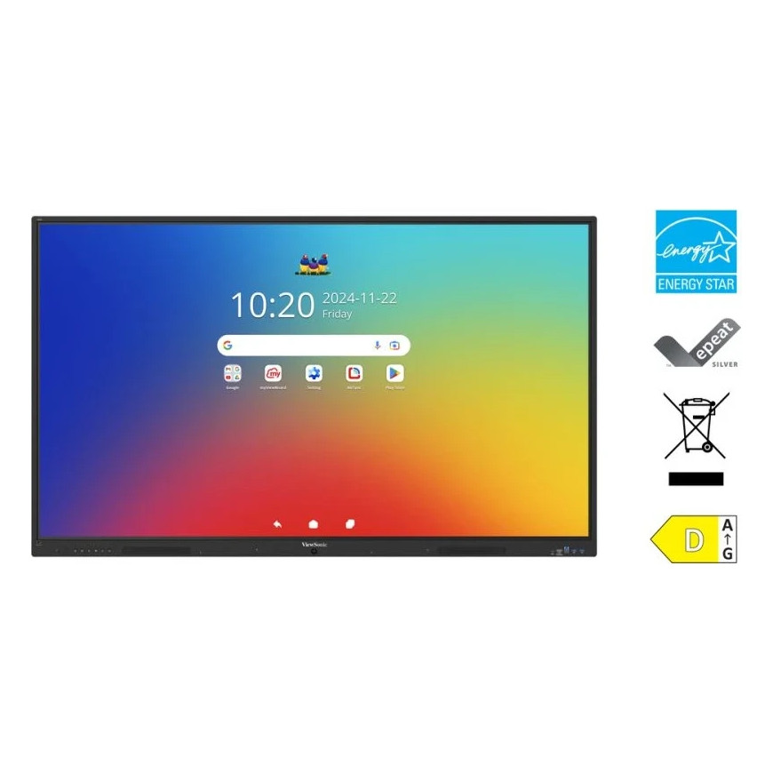 Écran interactif ViewSonic ViewBoard 75" 4K avec OPS (IFP7535-1-1C)