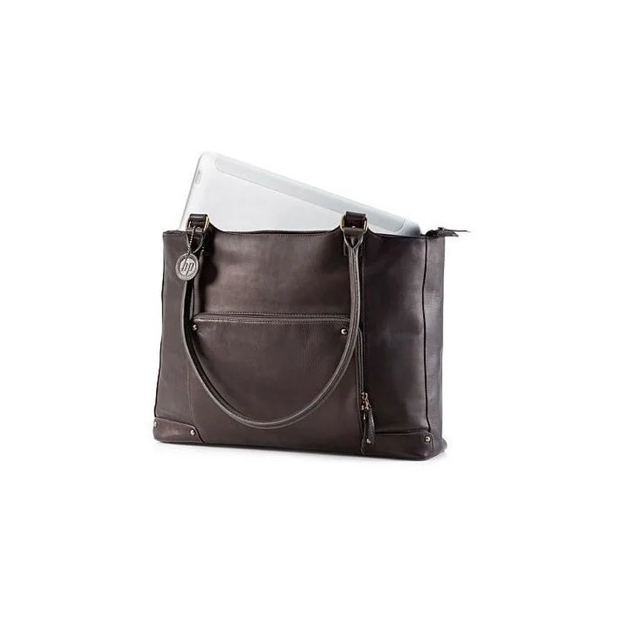 SACOCHE HP LADIES BROWN LEATHER TOTE (F3W12AA)