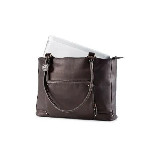 SACOCHE HP LADIES BROWN LEATHER TOTE (F3W12AA) - Sacoches - Rightech - le bon choix