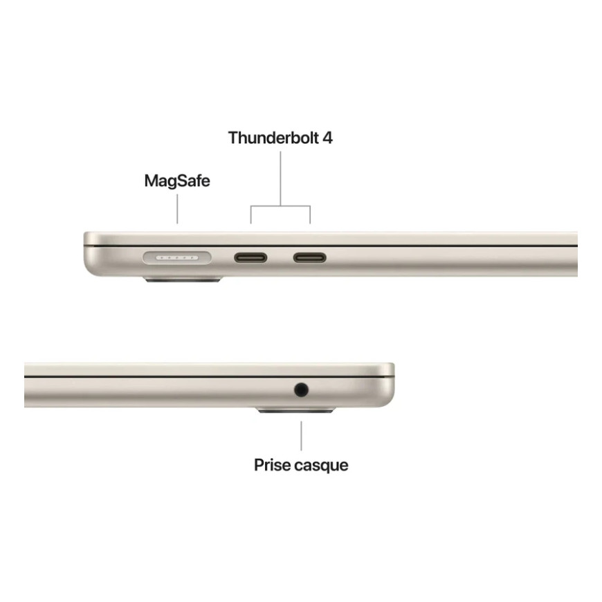 Apple MacBook Air 13" M5 16Go 512Go SSD Starlight (MDHA4FN/A)