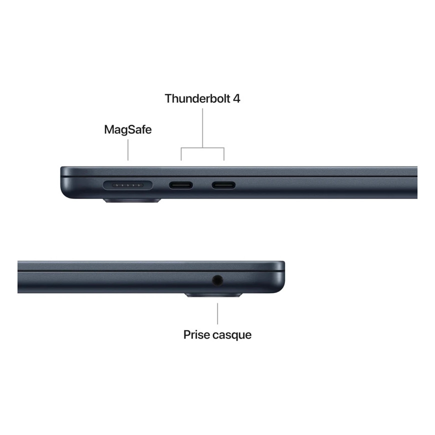 Apple MacBook Air 13" M5 16Go 512Go SSD Midnight (MDHE4FN/A)