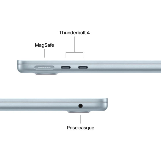 Apple MacBook Air 13" M5 16Go 512Go SSD Argent (MDH74FN/A)