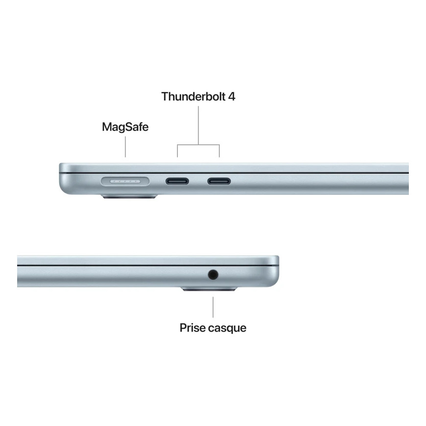 Apple MacBook Air 13" M5 16Go 512Go SSD Argent (MDH74FN/A)